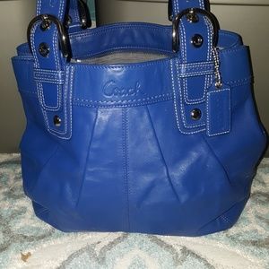 Small Leather Coach tote